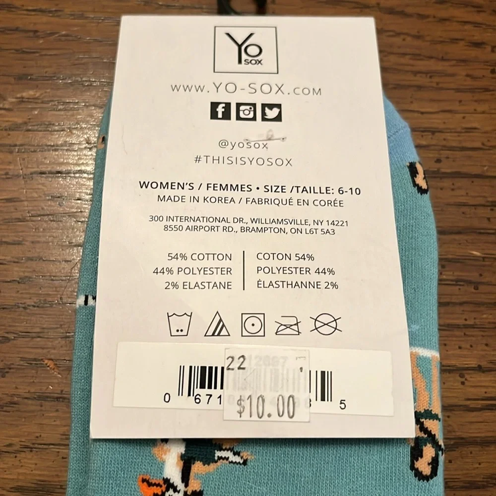 Yo‎ crew socks, Summer at the Lake, NWT